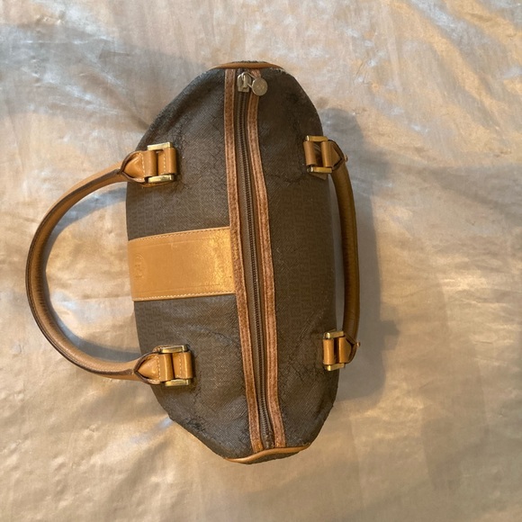 Authentic Vintage Fendi monogram handbag Boston - Picture 3 of 12